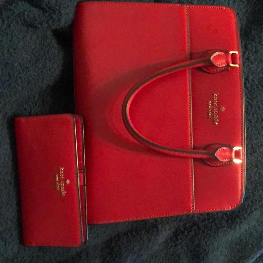 Kate Spade Madison purse with matching wallet